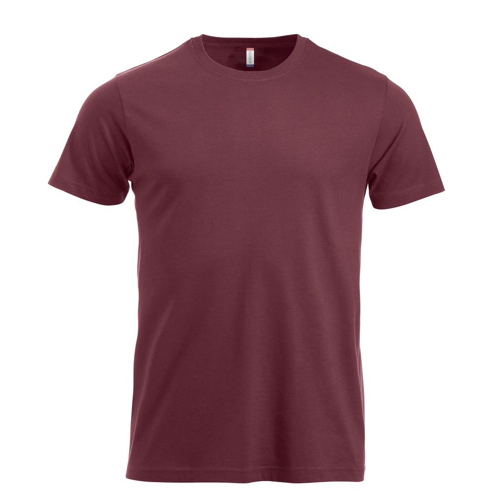 Clique New Classic T-shirt, Bordeauxrood - 26029360