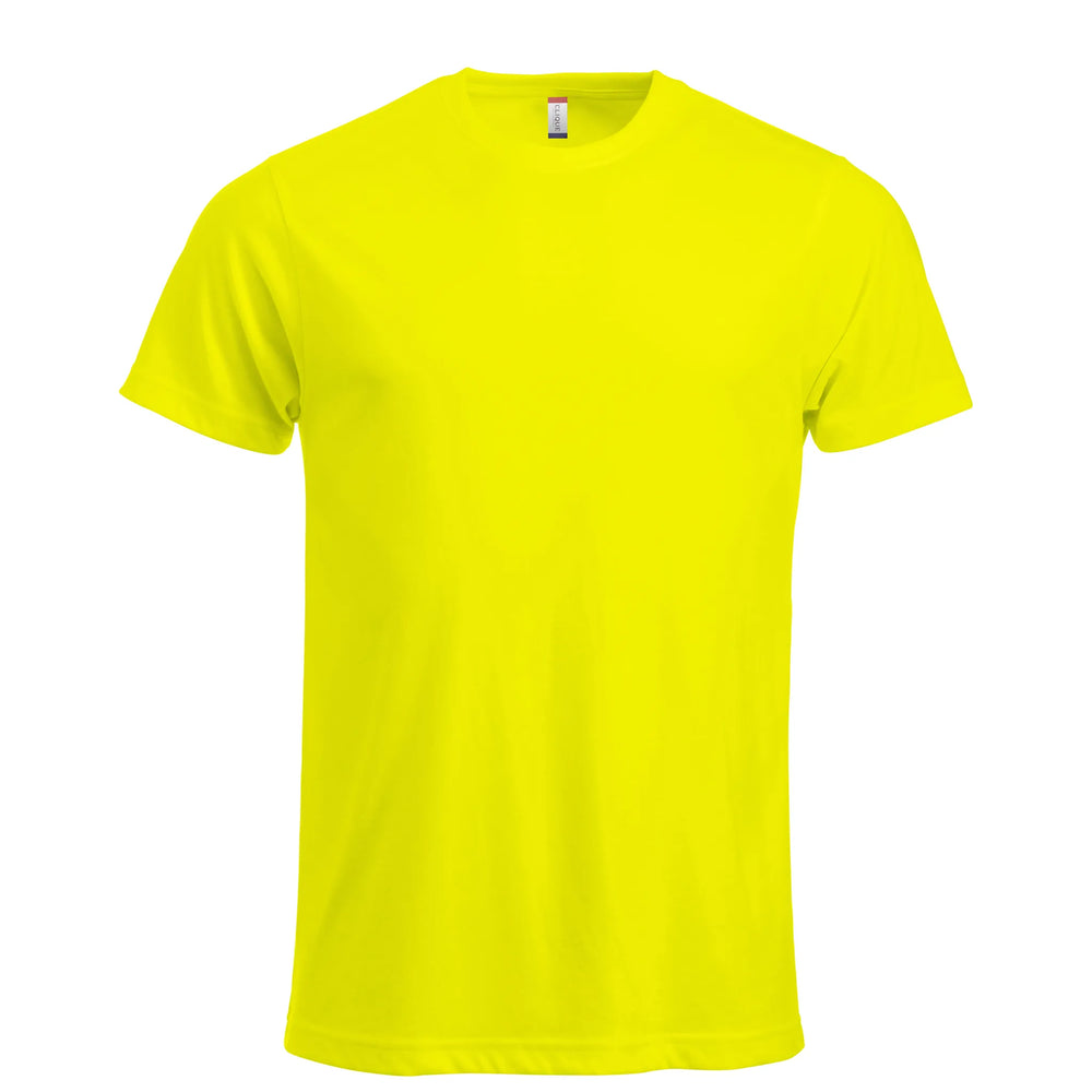 Clique New Classic T-shirt, Signaalgeel - 26029360