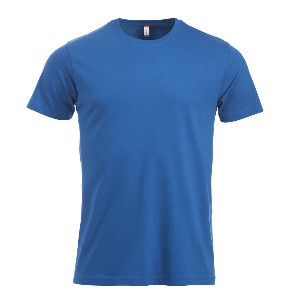 new classic t shirts clique kobalt blauw voorzijde 26029360