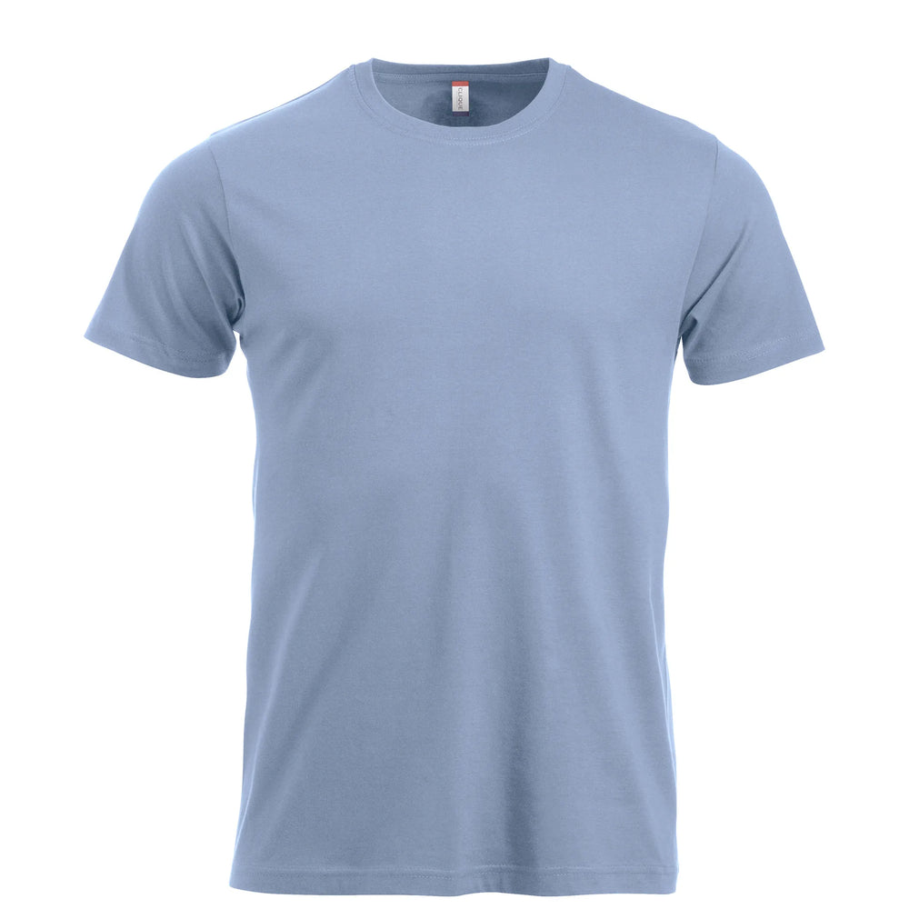 new classic t shirts clique licht blauw voorzijde 26029360
