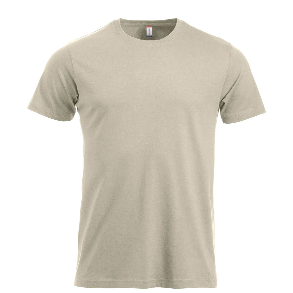 new classic t shirts clique licht khaki  voorzijde 26029360