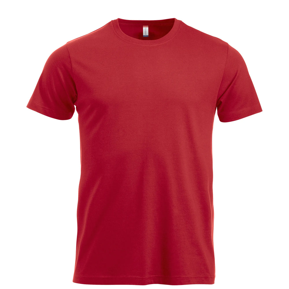 new classic t shirts clique rood  voorzijde 26029360