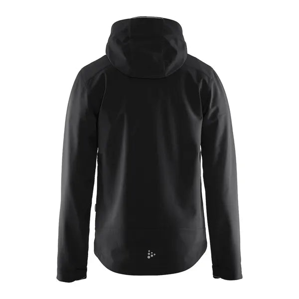jas softshell drielaags heren zwart  achterzijde 261903912
