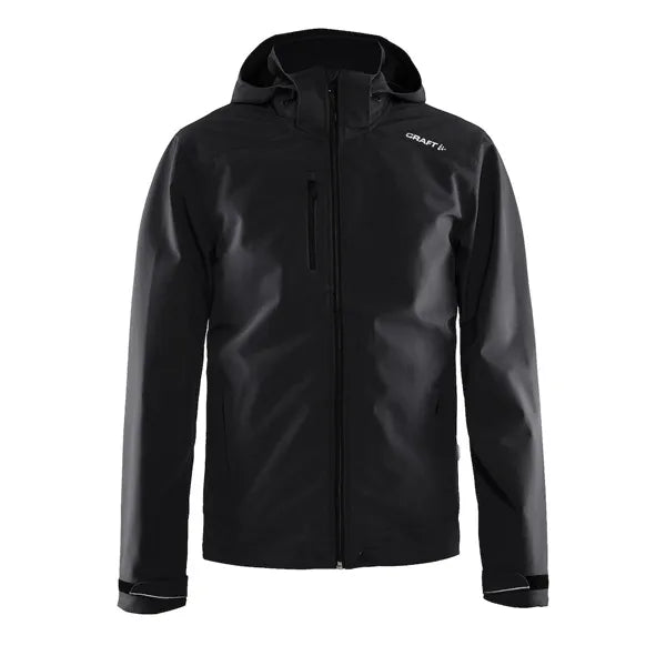 jas softshell drielaags heren zwart  261903912