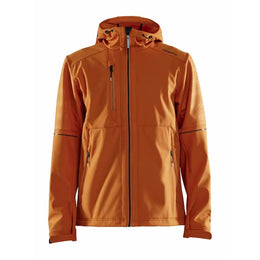 Craft softshelljas voor heren voorzijde, Oranje - 261905072