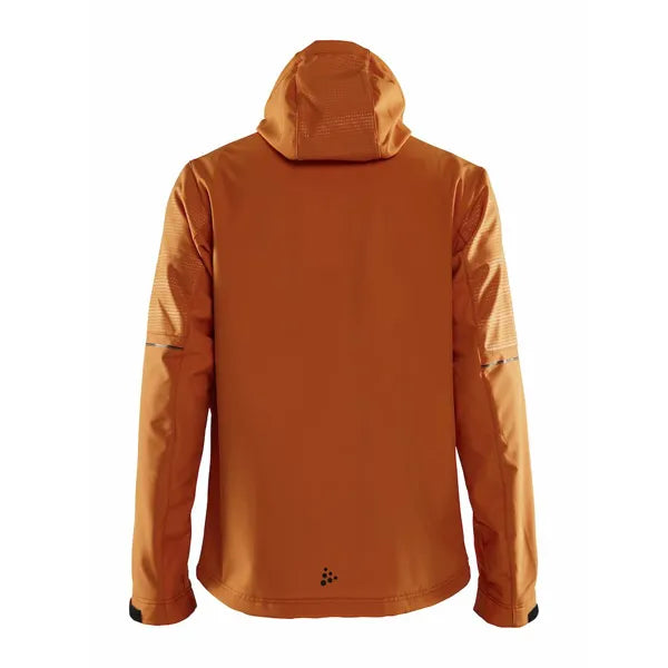 jack softshell heren craft oranje achterzijde 261905072