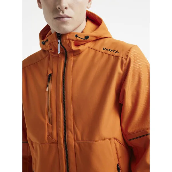 jack softshell heren craft oranje 261905072