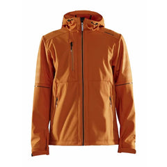 Craft Shell Jacket van 3L Softshell Stof - Wind- en Waterbestendig Oranje