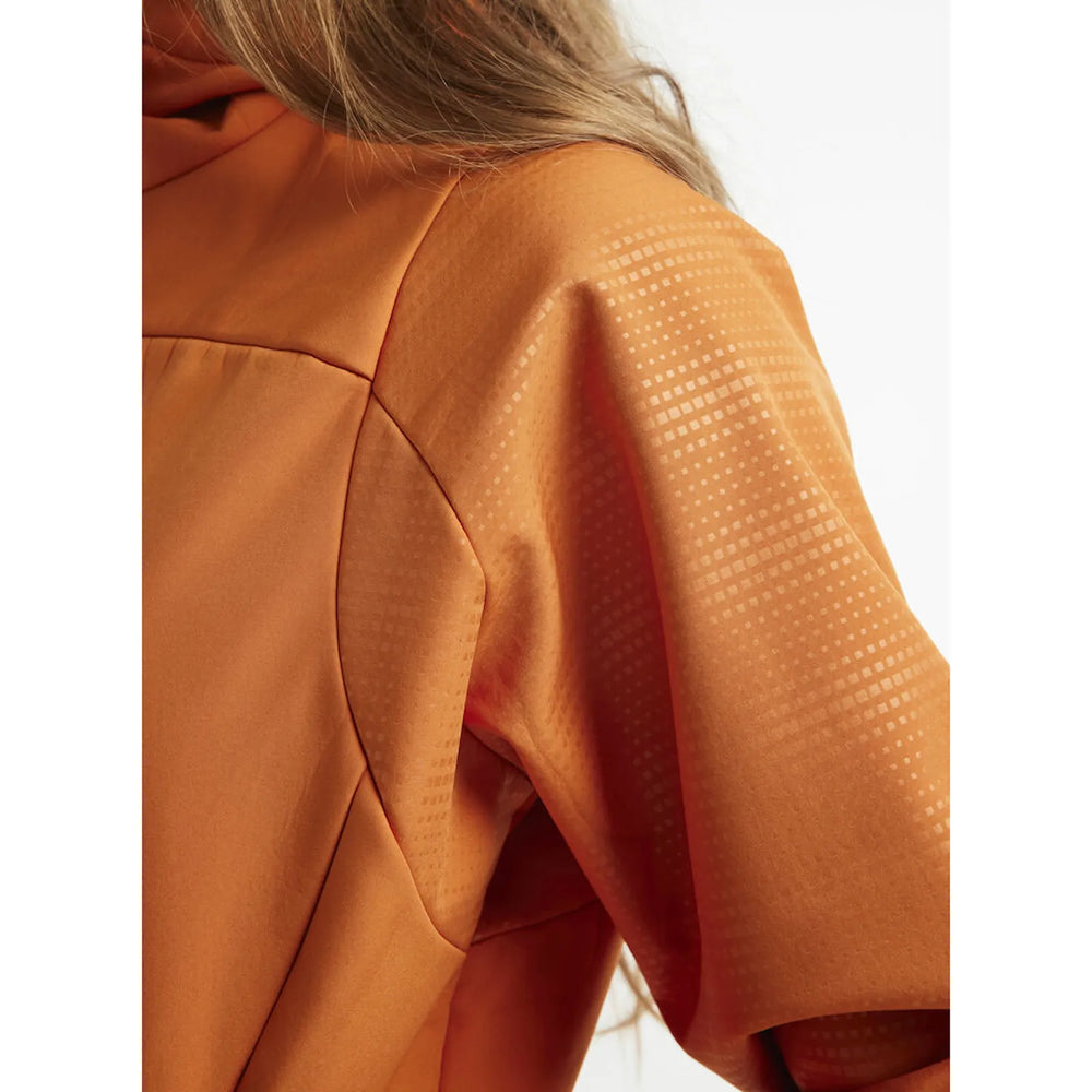 shell jack softshell dames craft gravel oranje detail 2 261905073