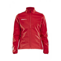 Softshell Jack voor Dames van Craft - Rood