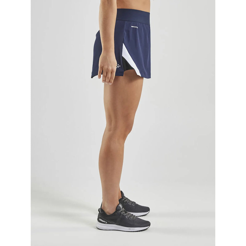 Pro control impact rok voor dames van Craft, Blauw - 261908240