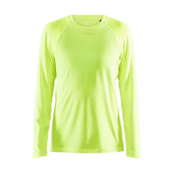 Craft shirt lange mouwen dames, Geel - 261908769