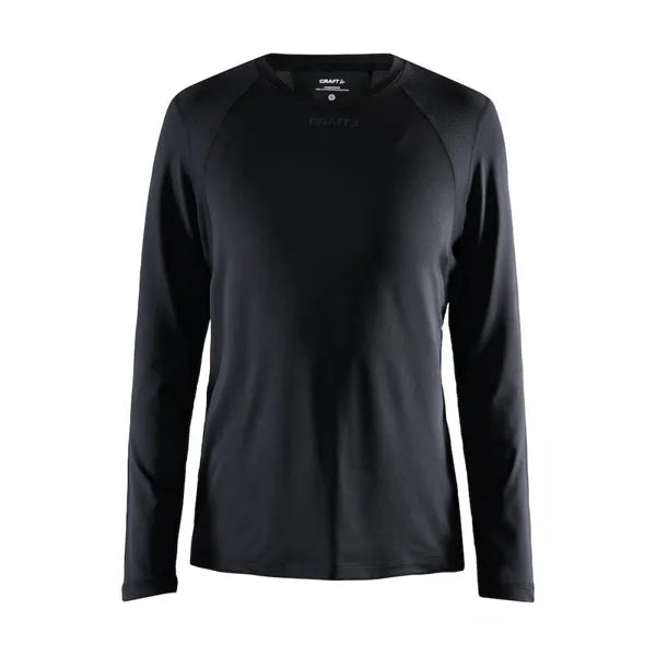 Craft shirt lange mouwen dames, Zwart - 261908769
