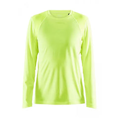 Craft Shirt Lange Mouwen Dames - Geel