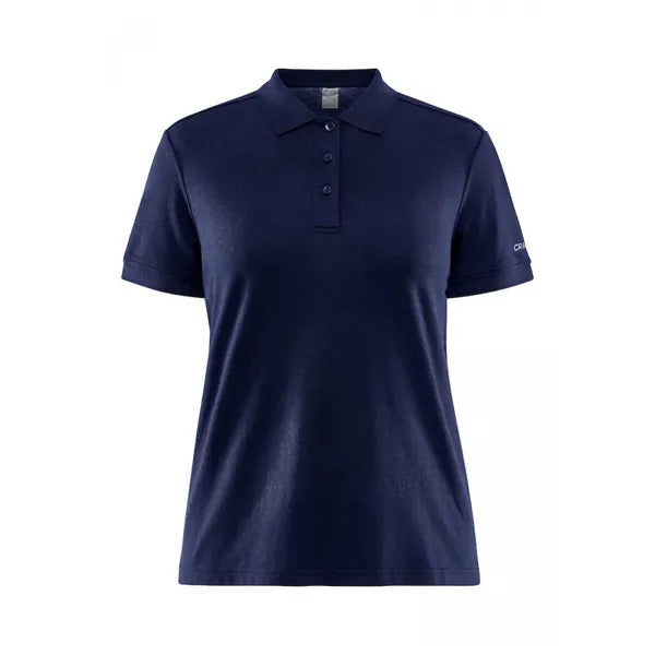 polo shirt dames craft navy voorzijde 261910746