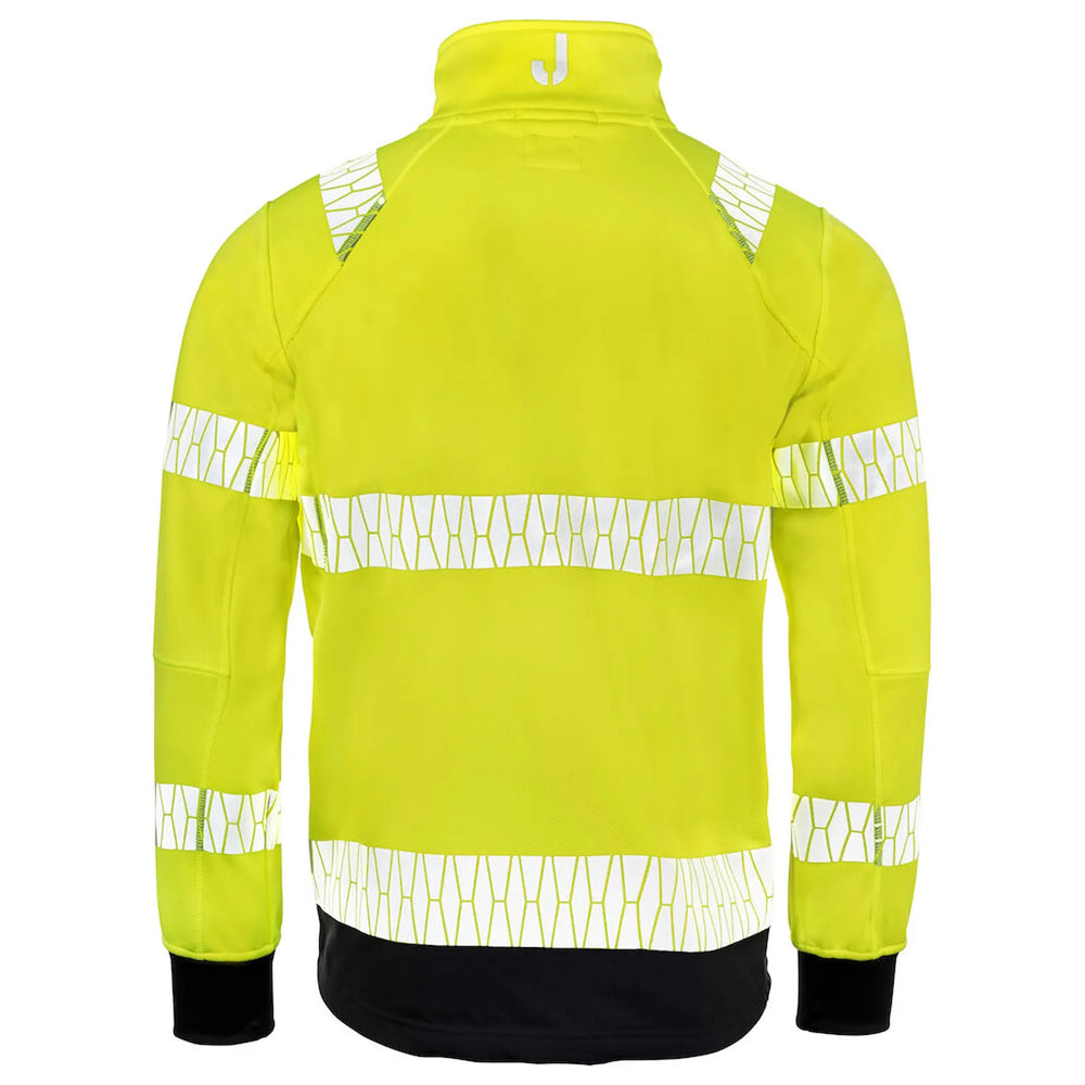 windblocker jacket 3 laags jobman  geel achterzijde 2665119055