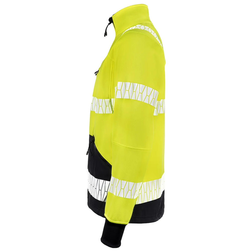 windblocker jacket 3 laags jobman  geel linkermouw 2665119055
