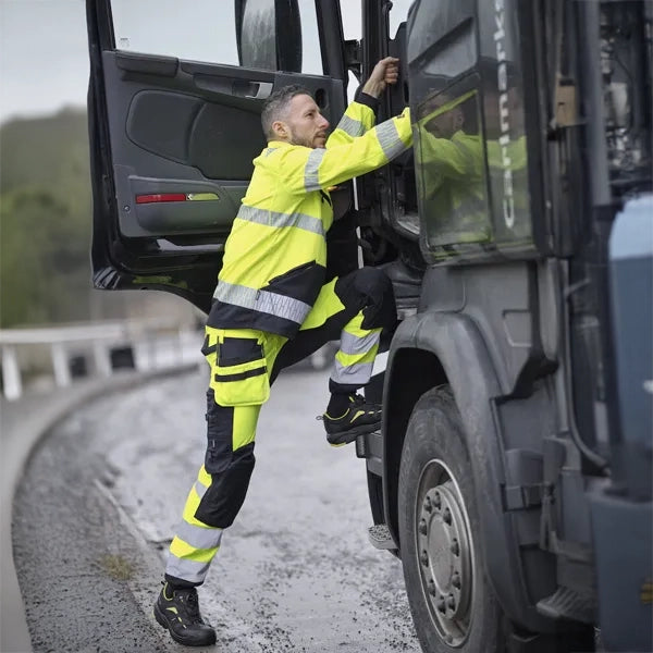 windblocker jacket 3 laags jobman geel sfeer foto 2665119055