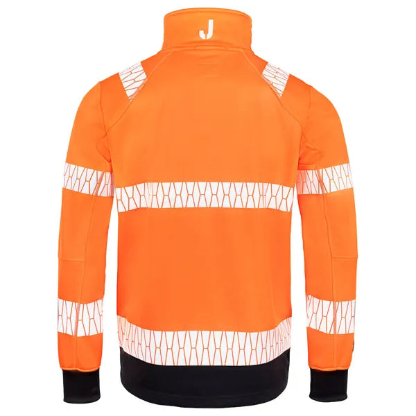 windblocker jacket 3 laags jobman oranje achterzijde 2665119055