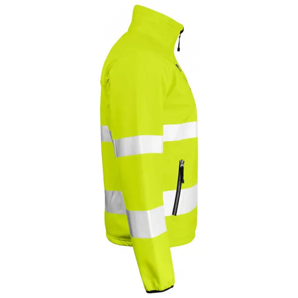 softshell jacket jobman 3 laags fluo geel rechter mouw 2665120255       



   