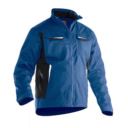Werkjas met reflecterende strepen voorzijde, Blauw - 2665132720