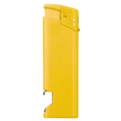 Elektronische aansteker met flesopener bedrukken - Geel