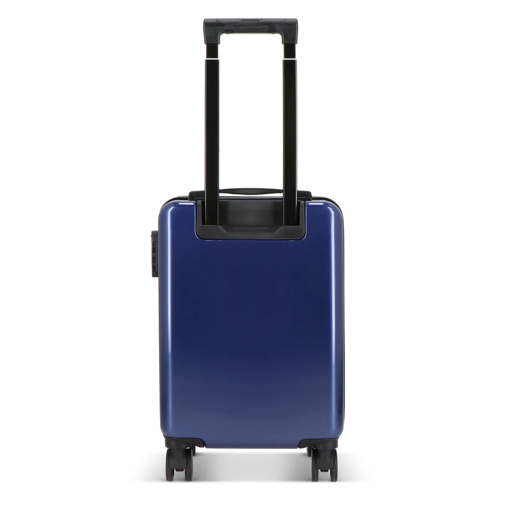 Cabine trolley 18 inch met telefoonhouder en cijferslot - Donkerblauw