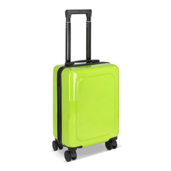 Cabine trolley 18 inch met telefoonhouder en cijferslot - Lichtgroen