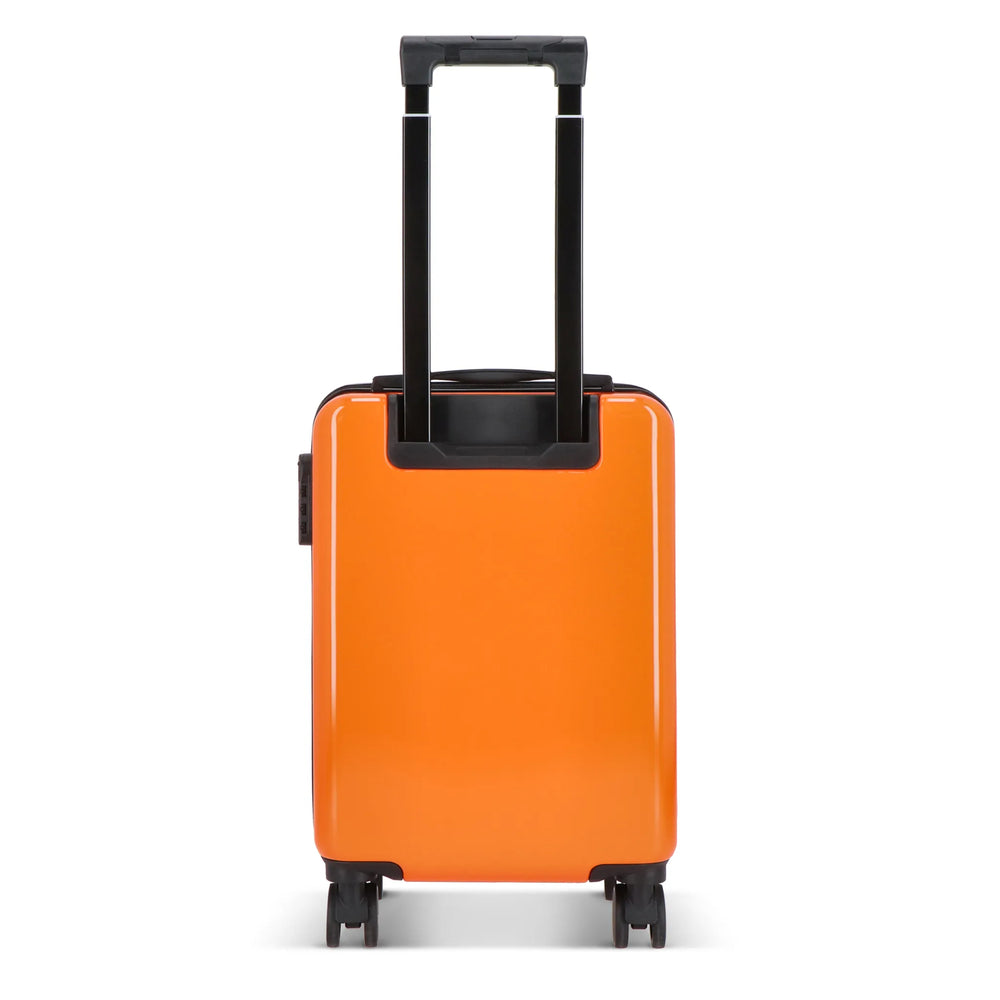 Cabine trolley 18 inch met telefoonhouder en cijferslot - Oranje