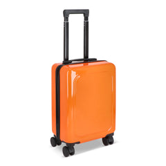 Cabine trolley 18 inch met telefoonhouder en cijferslot - Oranje
