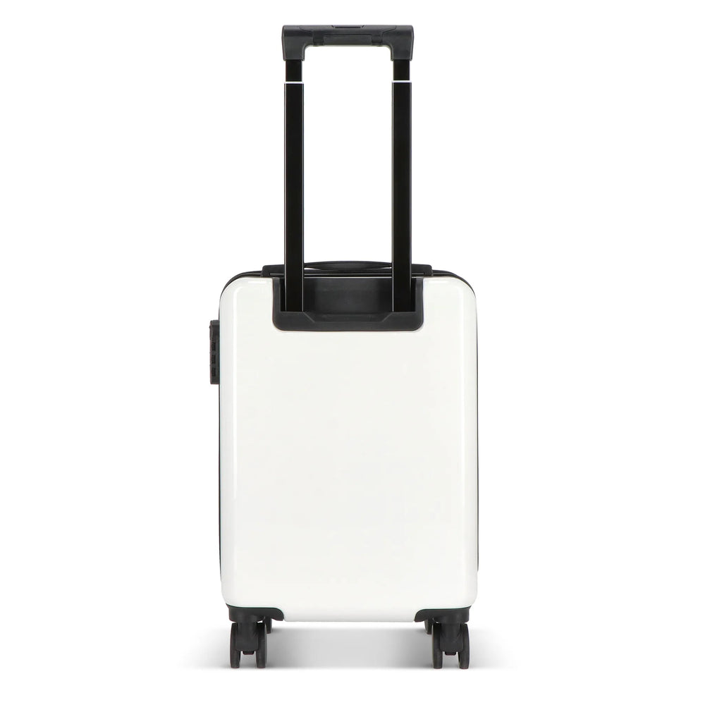 Cabine trolley 18 inch met telefoonhouder en cijferslot - Wit