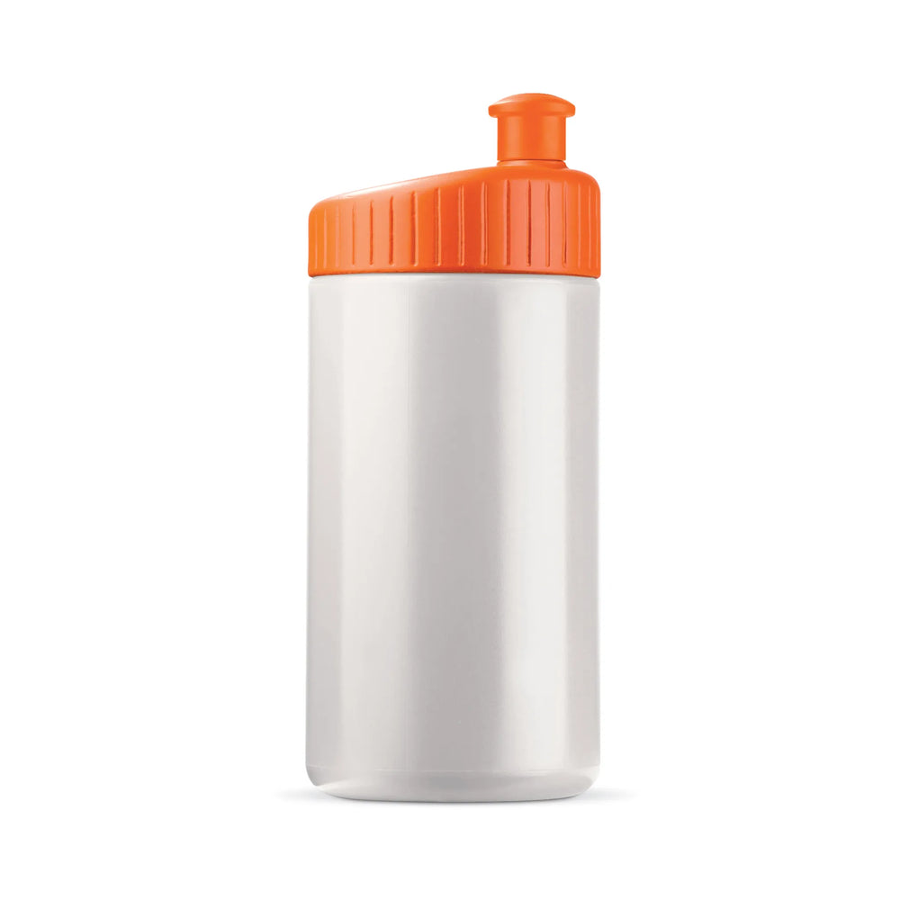Novera Sprint sportbidon 500 ml, Wit en oranje - 29LT98796