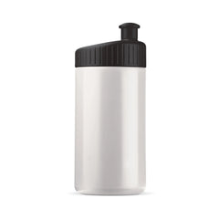 Novera Sprint Sportbidon 500 ml – Soft-Squeeze & Europees Product – Wit-Zwart