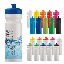 bidon classic lekvrij 750 ml wit kobalt met print 29lt98797