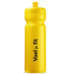 Novera Classic Sportbidon 750 ml – 100% Lekvrij & Soft-Squeeze - Geel