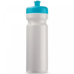 Novera Classic Sportbidon 750 ml – 100% Lekvrij & Soft-Squeeze - Wit Lichtblauw