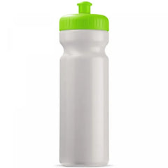 Novera Classic Sportbidon 750 ml – 100% Lekvrij & Soft-Squeeze - Wit/Limegroen