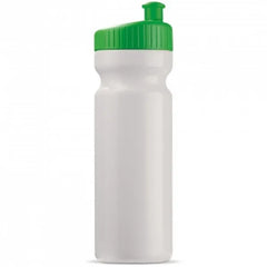 Novera Peak Sportbidon 750 ml – Ergonomisch & Soft-Squeeze - Wit/Groen
