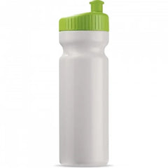 Novera Peak Sportbidon 750 ml – Ergonomisch & Soft-Squeeze - Wit/Limegroen