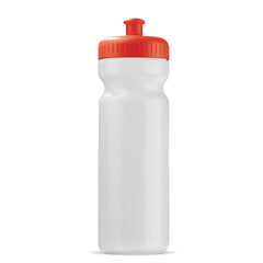 Novera Cane Bidon 750 ml – Biokunststof uit Suikerriet -Transparant met rode dop