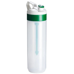 Fuse Bio Lifestyle Bottle Transparant – Duurzame Bidon met Fruitinfuser - Groen
