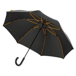 Luxe golfparaplu automaat, windproof schuin van onderen, Zwart - 30GP67