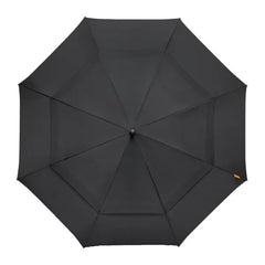 Falcone® Windproof Golfparaplu – Automaat met Oranje Glasfiber Frame - Zwart