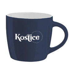 Keramische Mok 340 ml – Gekleurde Buitenzijde - Blauw