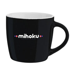 Keramische Mok 340 ml – Gekleurde Buitenzijde - Zwart