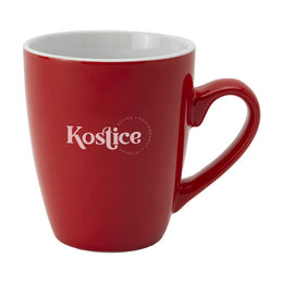 Keramische mok 310 ml hoog model, Rood - 310687