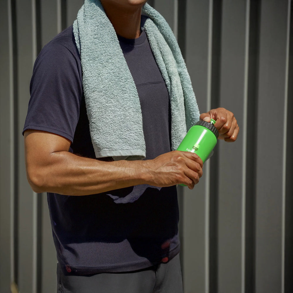 bio hdpe sportbidon duurzaam lekvrij groen sfeer foto detail 311296 