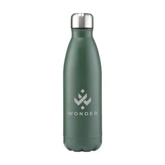 RVS Waterfles 790 ml Bedrukken – Enkelwandig - Leger Groen