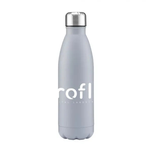 drinkfles topflask 790 ml licht grijs met logo 311367
