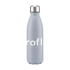 RVS Waterfles 790 ml Bedrukken – Enkelwandig - Lichtgrijs